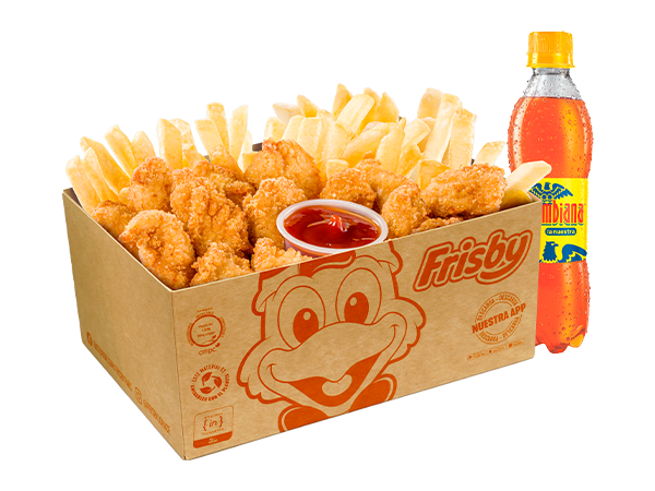 Frisnacks nuggets mediano en caja