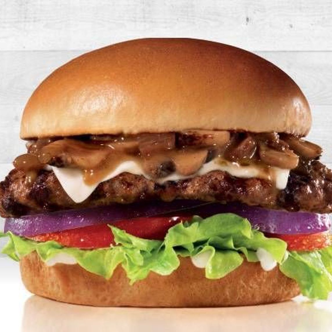 Portobello mushroom big angus burger