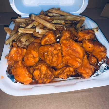 1 PLATO DE BONELESS BBQ