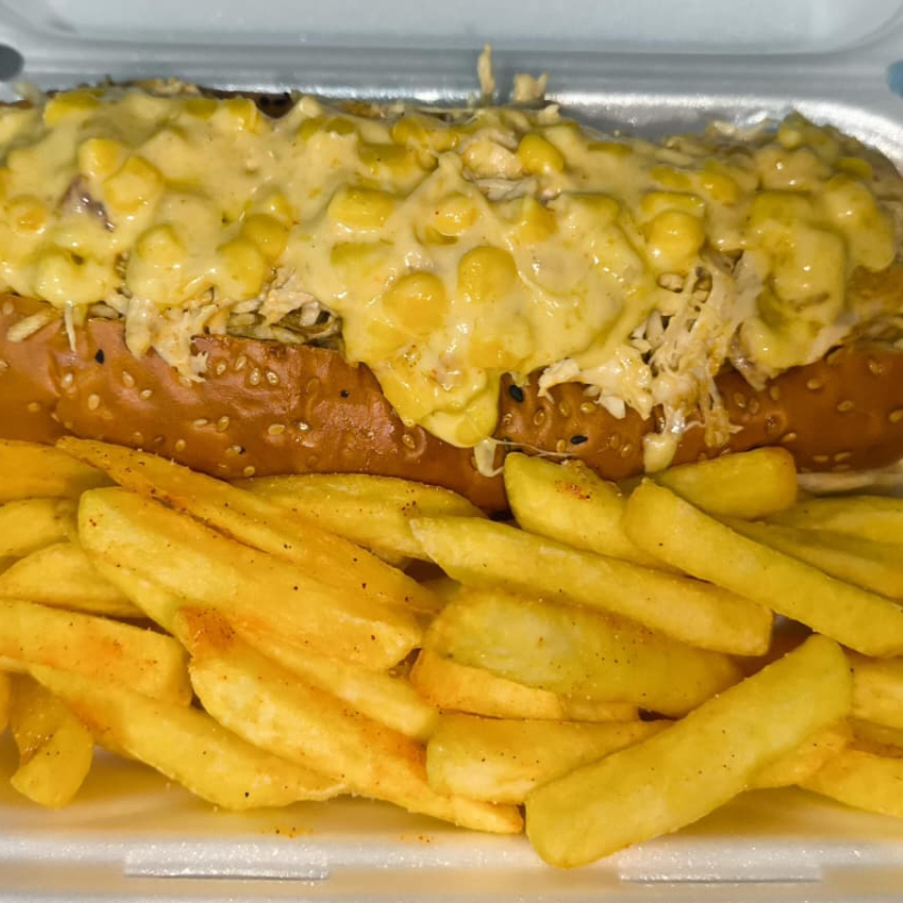 Perro especial + papas