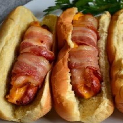 Hot Dog con Tocino