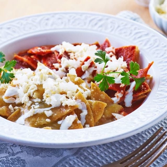 Chilaquiles divorciados
