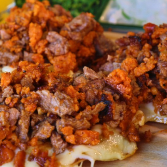 (2 Kg) Bistec Macerado + Longaniza + Queso