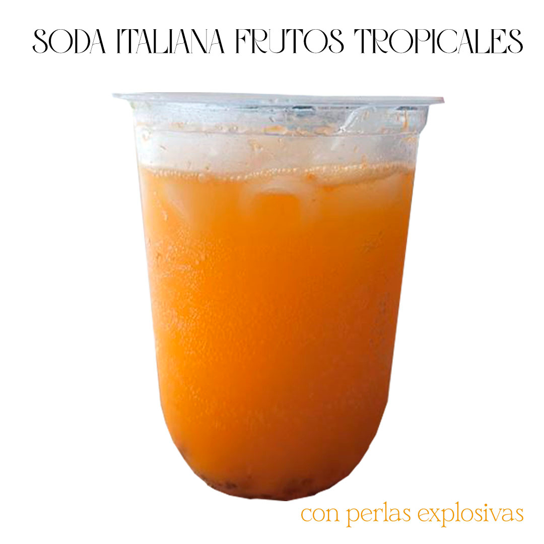 Soda Italiana de Frutos Tropicales