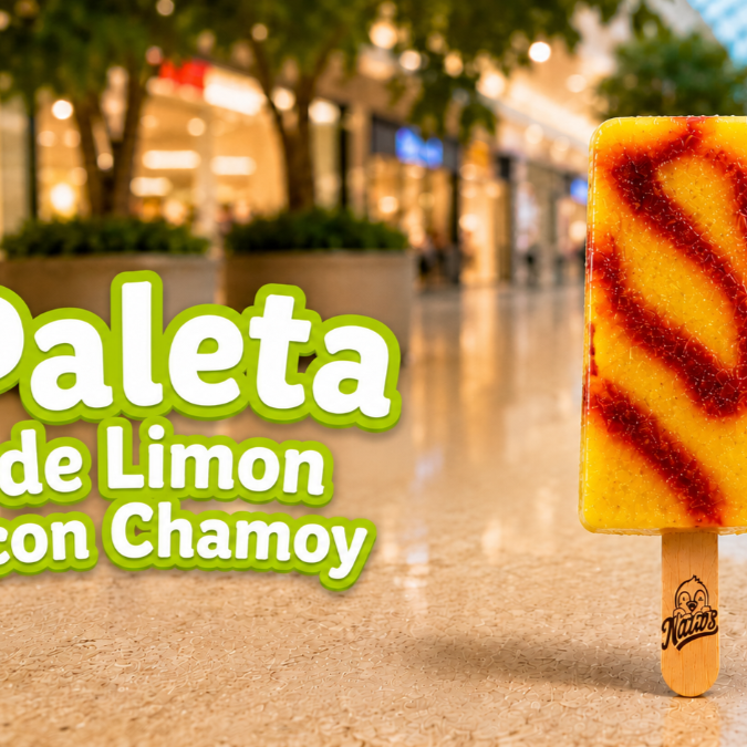 Paleta Limón con chamoy