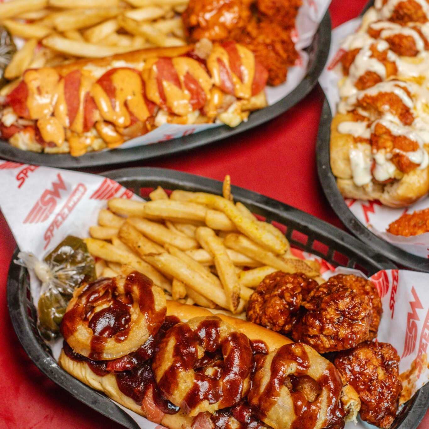 Combo pizza dog