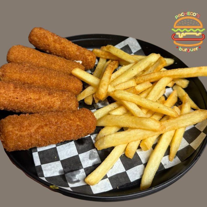 Dedos de Queso 5 pzas. 100 gms. Papas