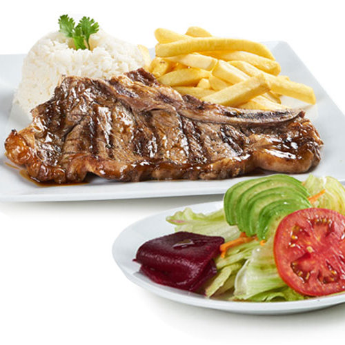 Churrasco con Papas