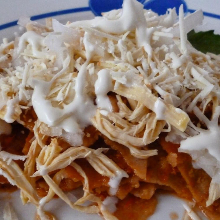 Chilaquiles Rojos Platillo