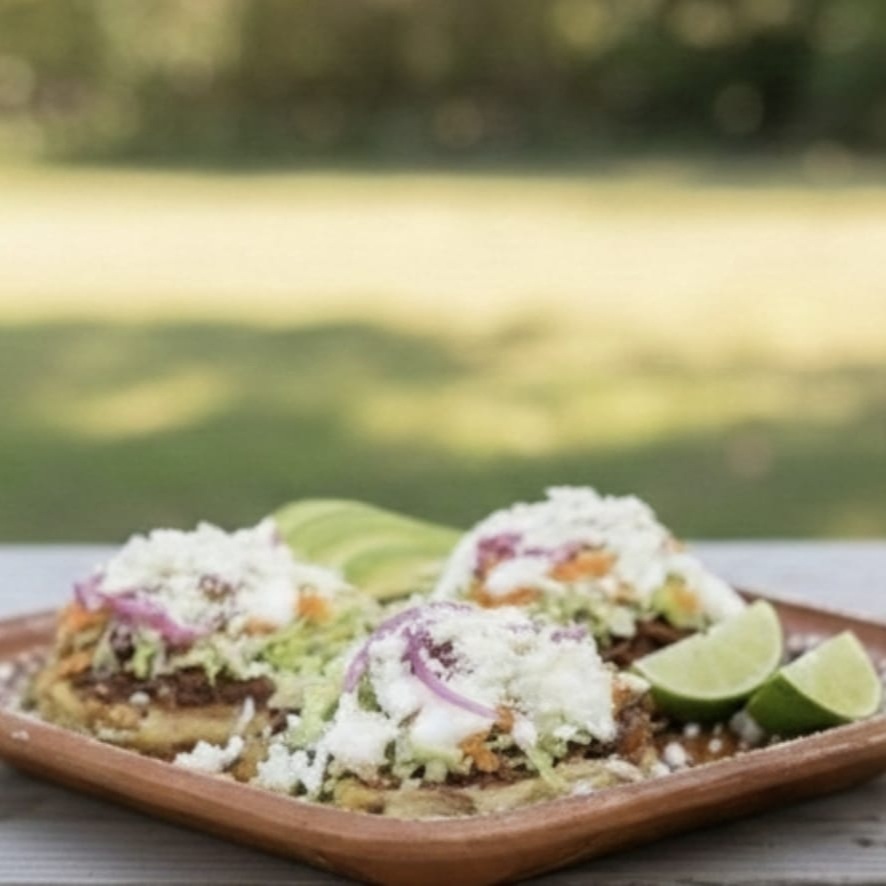 Tostadas de Res 3 Piezas