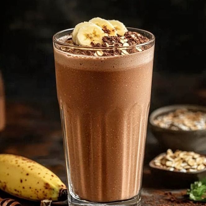 Licuado Chocoplátano y Avena