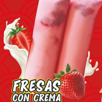 Fresas con crema