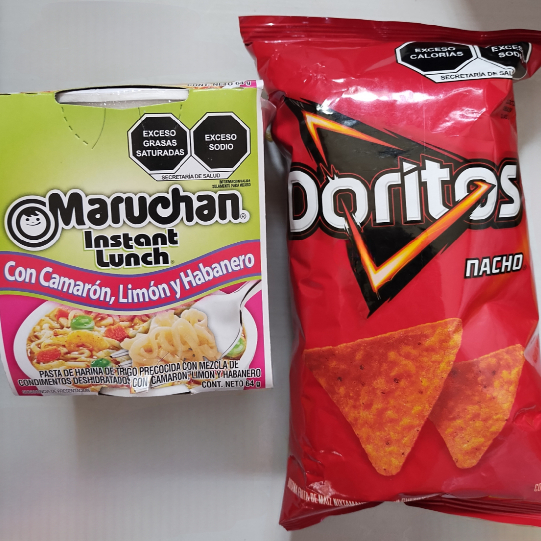 Dori Elote con Maruchan