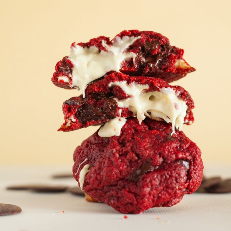 Galleta Red Velvet Doble Chocolate
