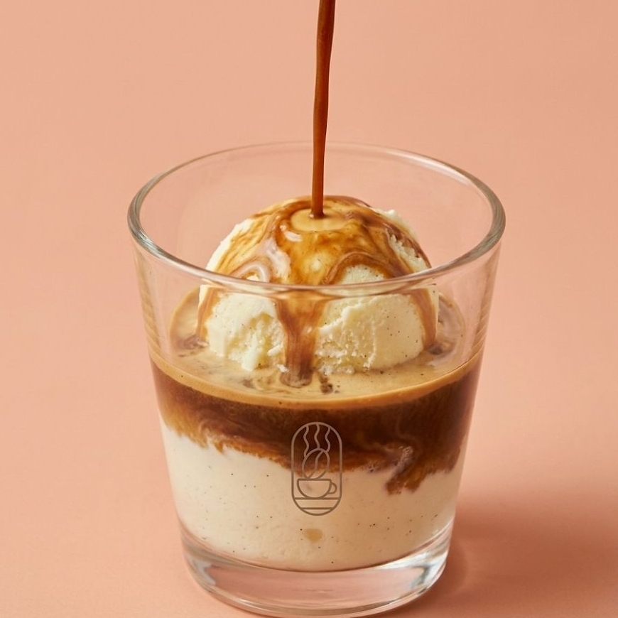 Affogato 2 Scoops Helado y 2 Espresso