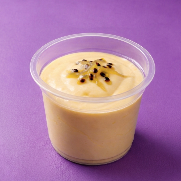 Refrescante, leve e super cremosa. O equilíbrio perfeito entre o doce e delícia do maracujá.