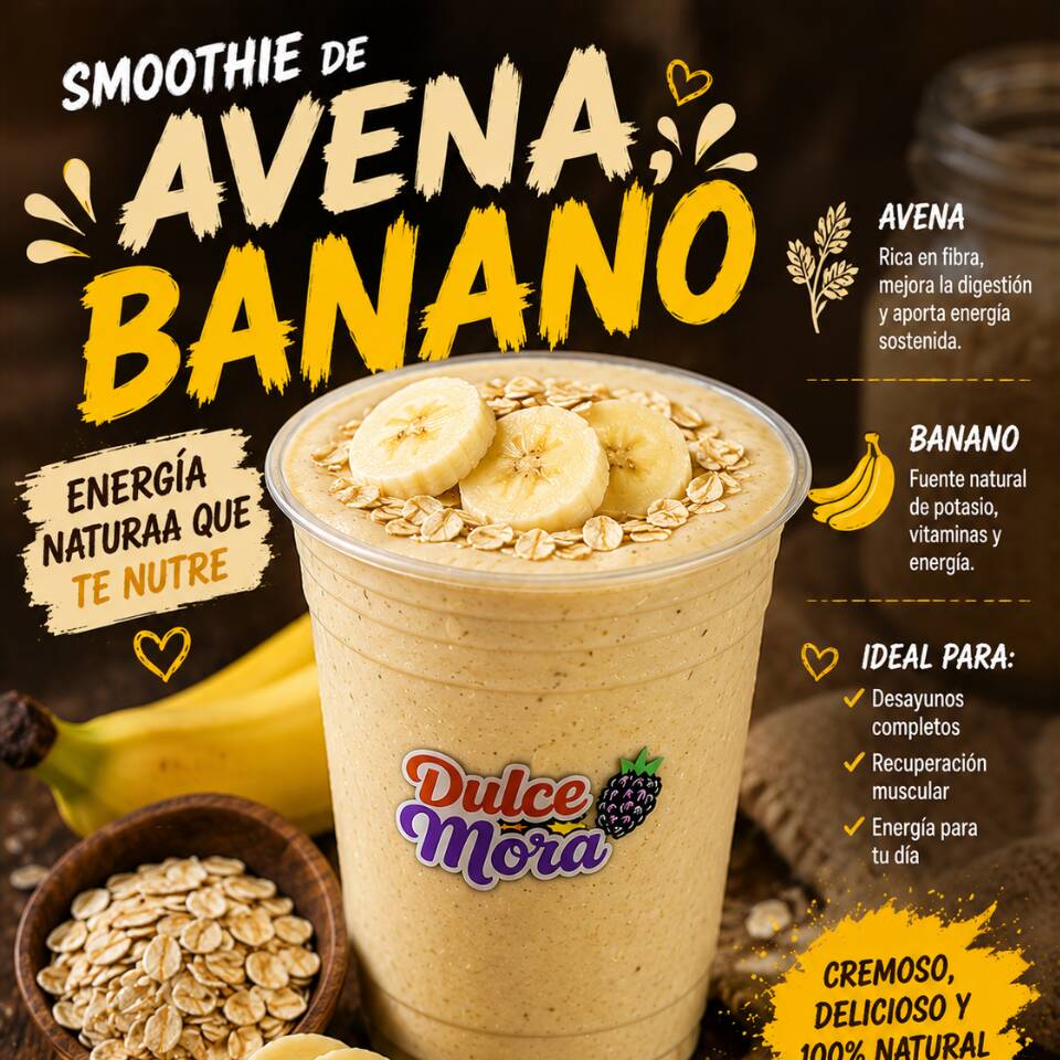 Avena, banano