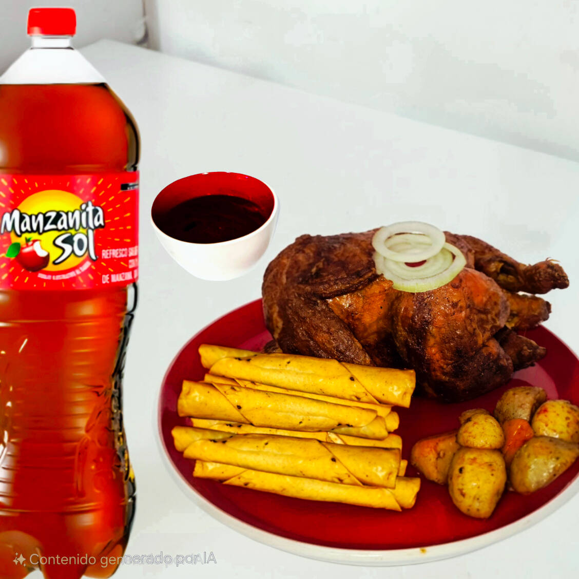 1 Pollo + 6 Tacos + 1 Complemento + 1 Refresco