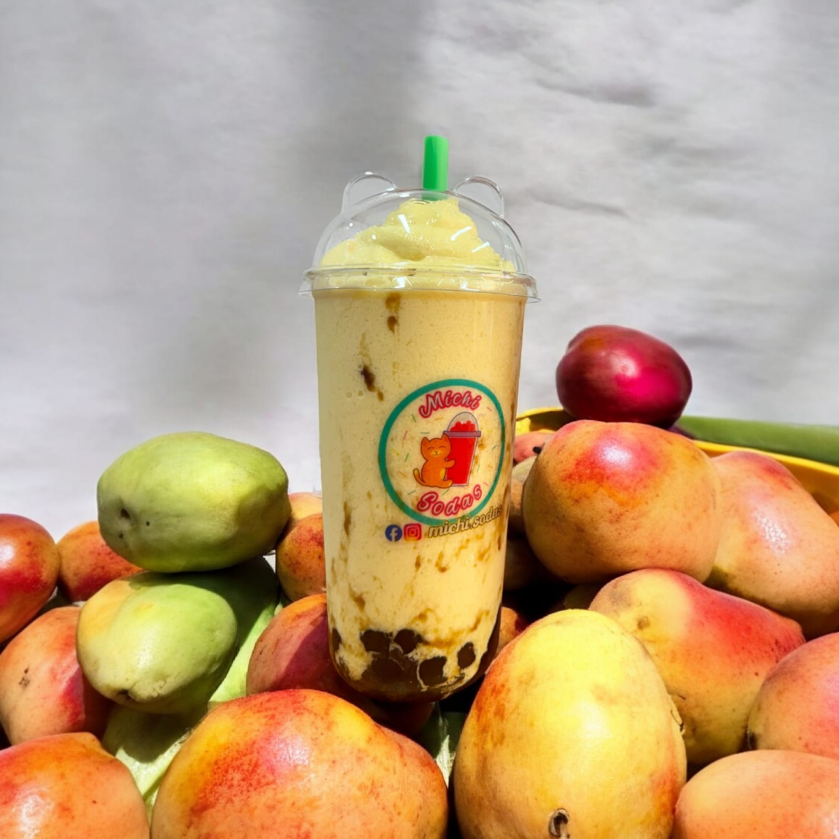 Bubble Tea de Mango Cremoso