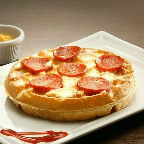 Waffle Pechuga de Pavo