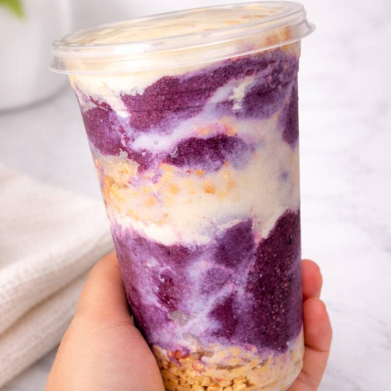 Nosso campeão de vendas! Açaí cremoso + escolha seus ingredientes. Mais quantidade e mais sabor!