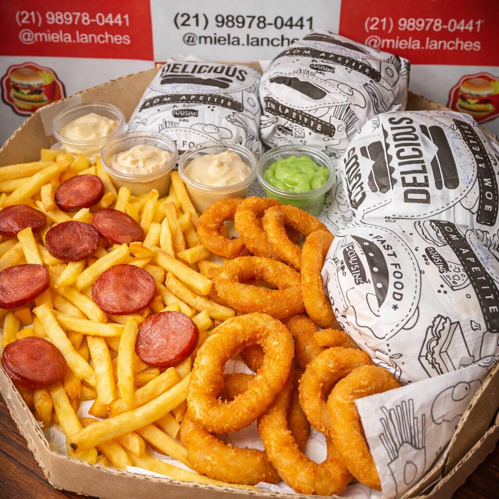 OS MOLHOS ESCOLHIDOS SAO PARA OS HAMBÚRGUER LES