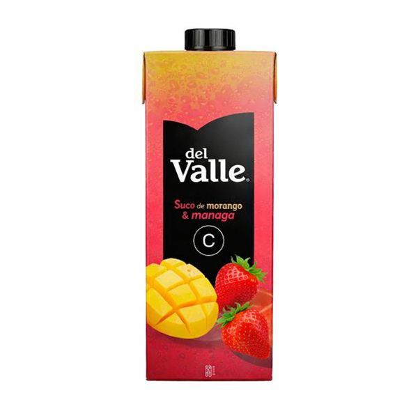 Suco Del Valle Manga e Morango Caixa 1L