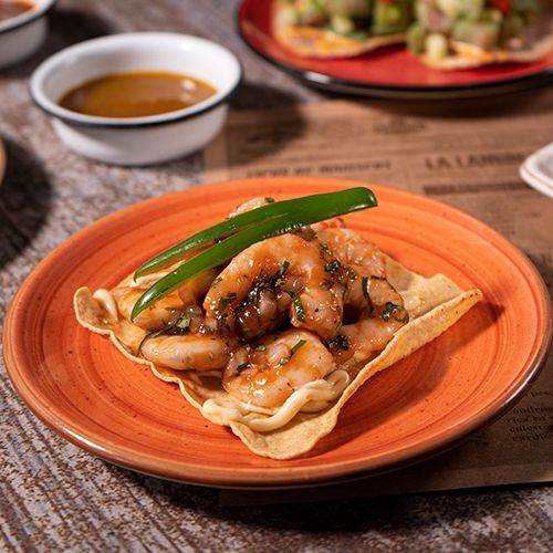 Tostada de camarón (1pz)