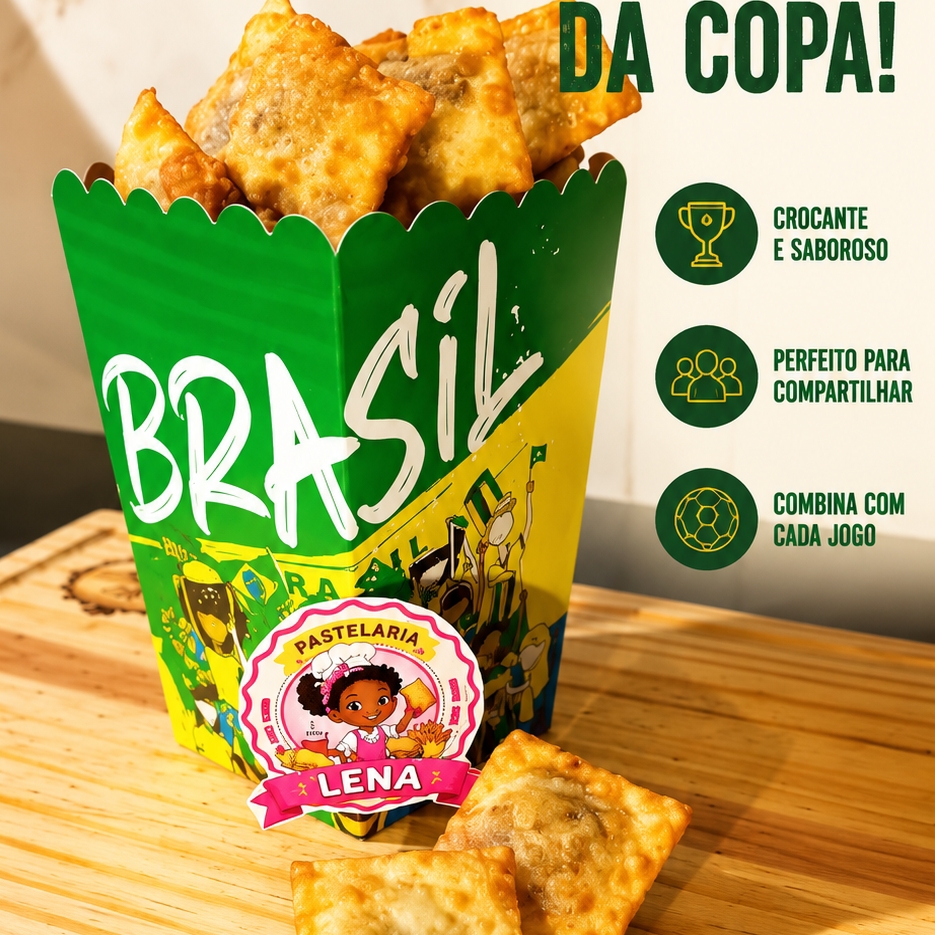 Deliciosos mini pastéis sabor carne, recheados com uma carne cuidadosamente temperada com especiarias selecionadas, trazendo um sabor irresistível, suculento e marcante em cada mordida. Envolvidos em uma massa leve, crocante, dourada e sequinha, são perfeitos para festas, reuniões, lanches ou eventos. Preparados para oferecer muito sabor e qualidade, o combo contém 20 unidades, ideal para compartilhar com família e amigos. Recheio sabor carne temperada, suculento e cheio de sabor Massa crocante, dourada e sequinha
