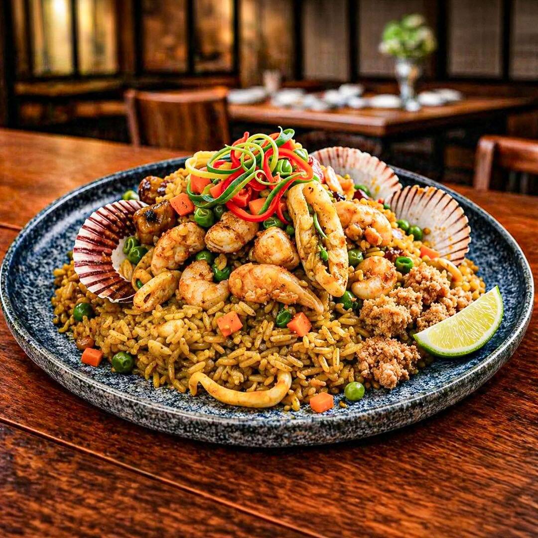 Arroz Norteño con Mariscos