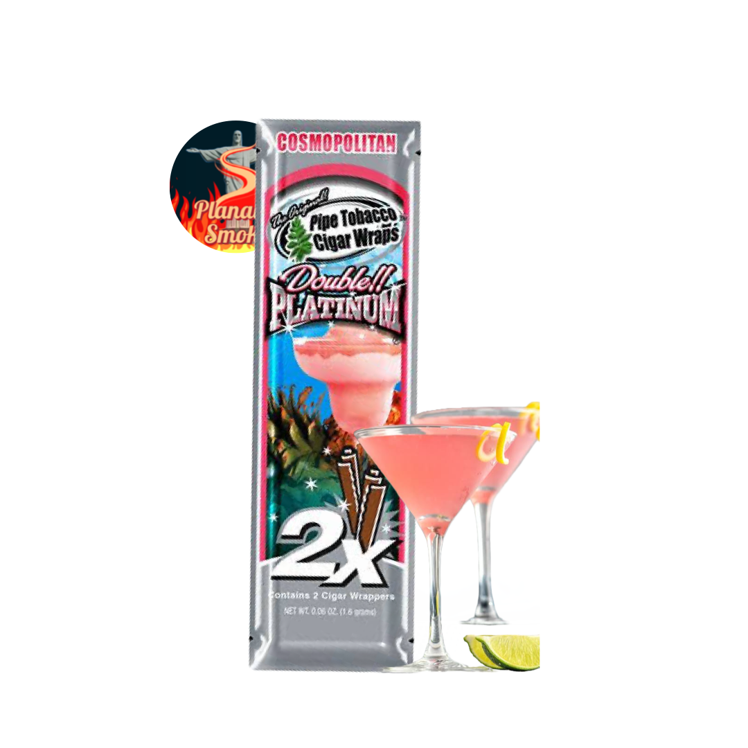 E que tal uma blunt com o toque de um drink que faz sucesso há décadas? A Blunt Wrap lançou a versão Cosmopolitan, que traz o sabor do famoso drink com toque adocicado e levemente cítrico. Em conjunto com  que você vai usar para rechear, é certo que vai ser uma experiência incrível e diferente do que qualquer outra blunt pode oferecer. Além disso, ela também conta com um aroma convidativo e adocicado que cria uma atmosfera incrível no seu ambiente de sessão e encobre com facilidade aquele aroma característico.  Contando com 2 folhas, o envelope de Blunt Wrap Cosmopolitan chega para você com o tamanho de blunt king size, com capacidade para enrolar incríveis e bem recheados. E por já serem pré-enroladas, as folhas são muito mais fáceis de preparar e garantir perfeito.
