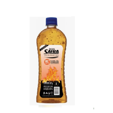 Acendedor em álcool para carvão. Imagem meramente ilustrativa.