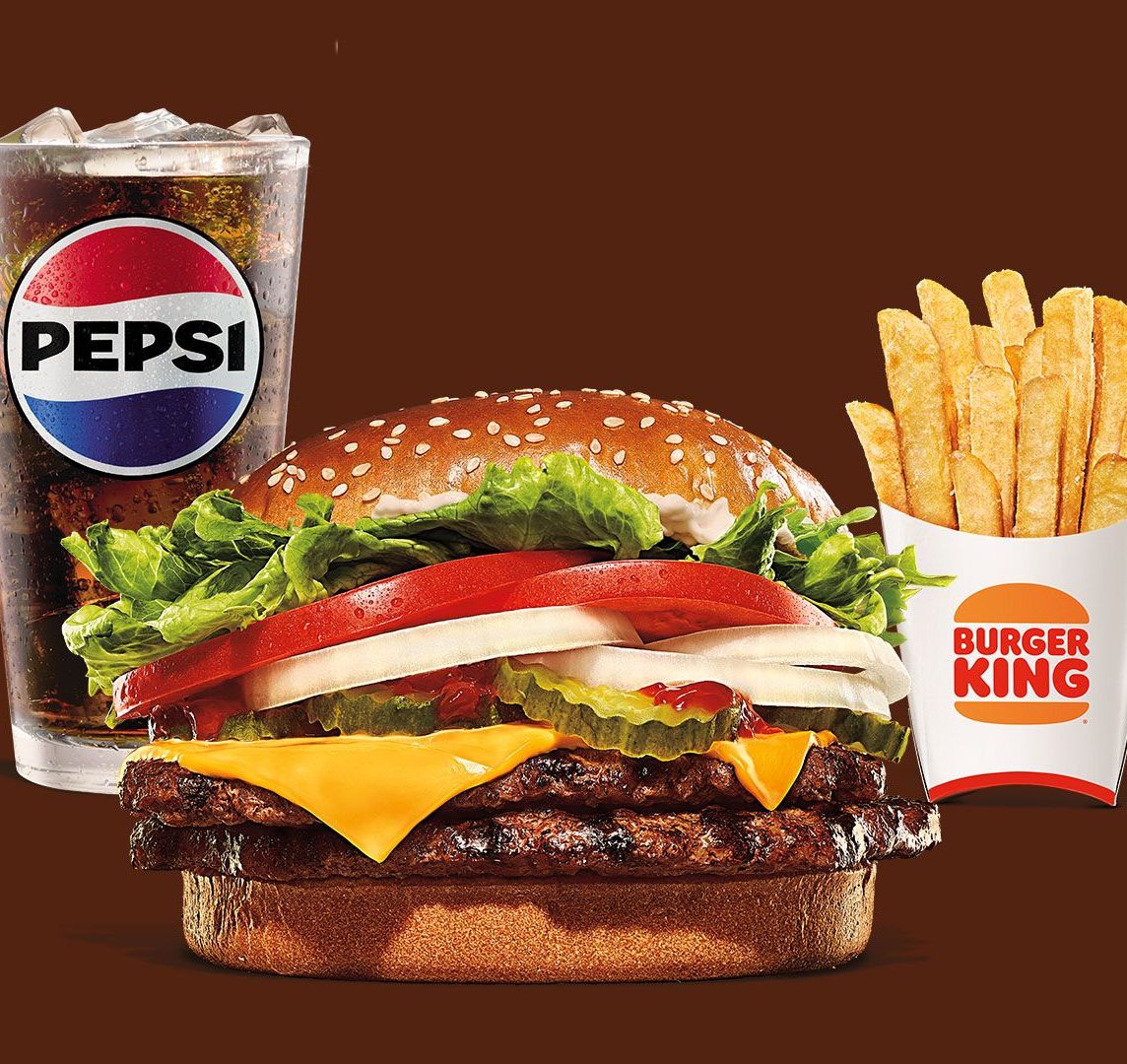 Combo Whopper Doble con Queso