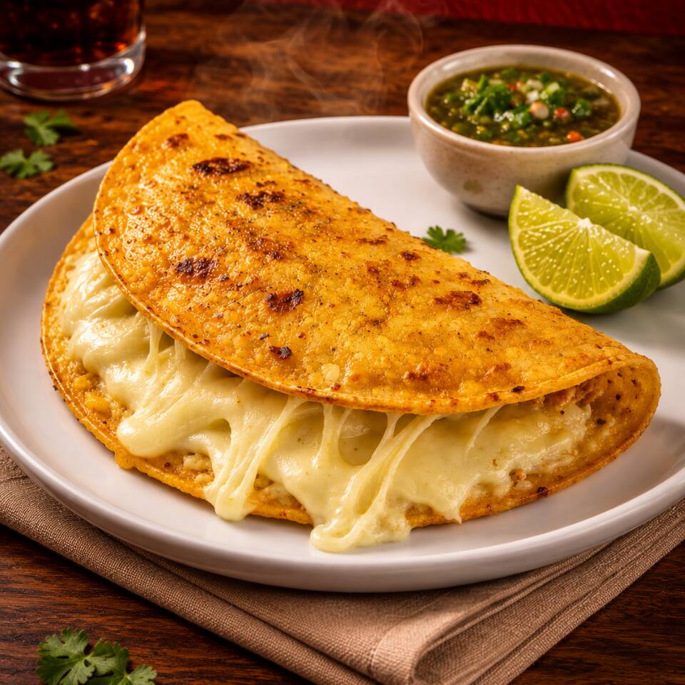 🧀🔥 QUESADILLA DORADITA AL COMAL 🔥🫓
