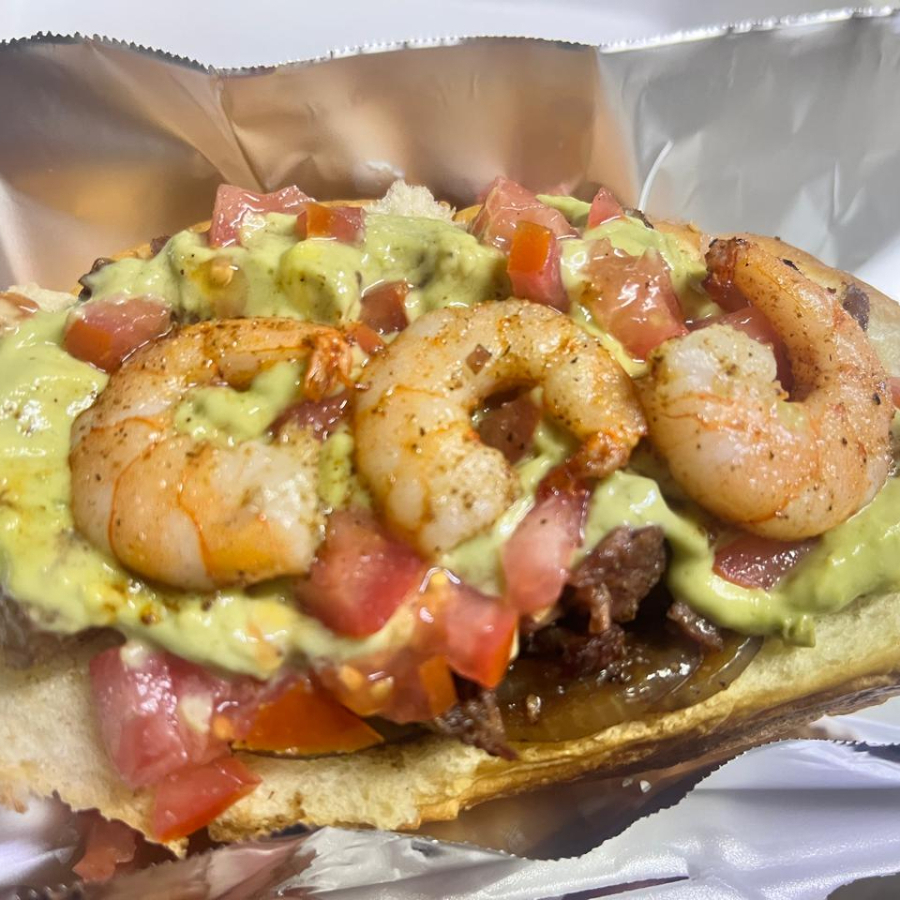 Hot Dog Con Camarones