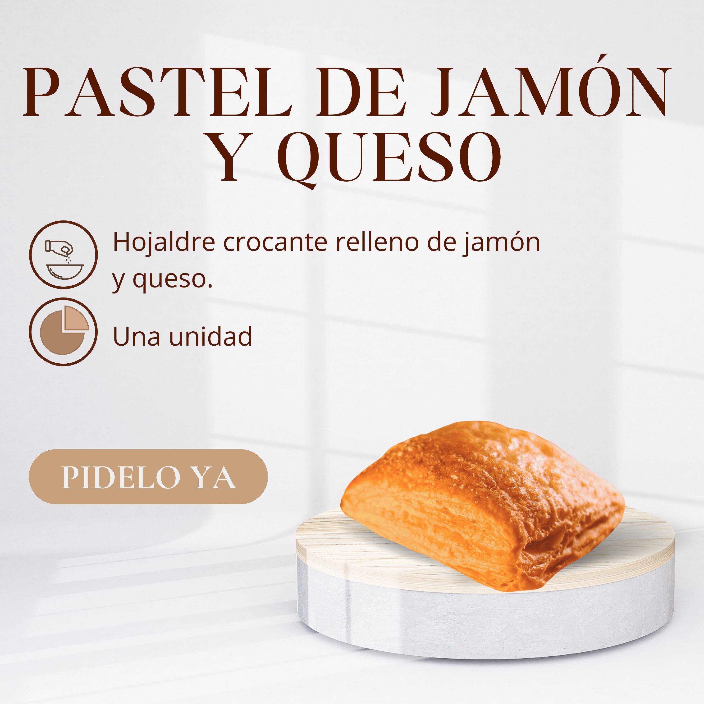 Pastel De Jamón y Queso | Panadería | Refrigerios