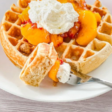 Wafle Durazno