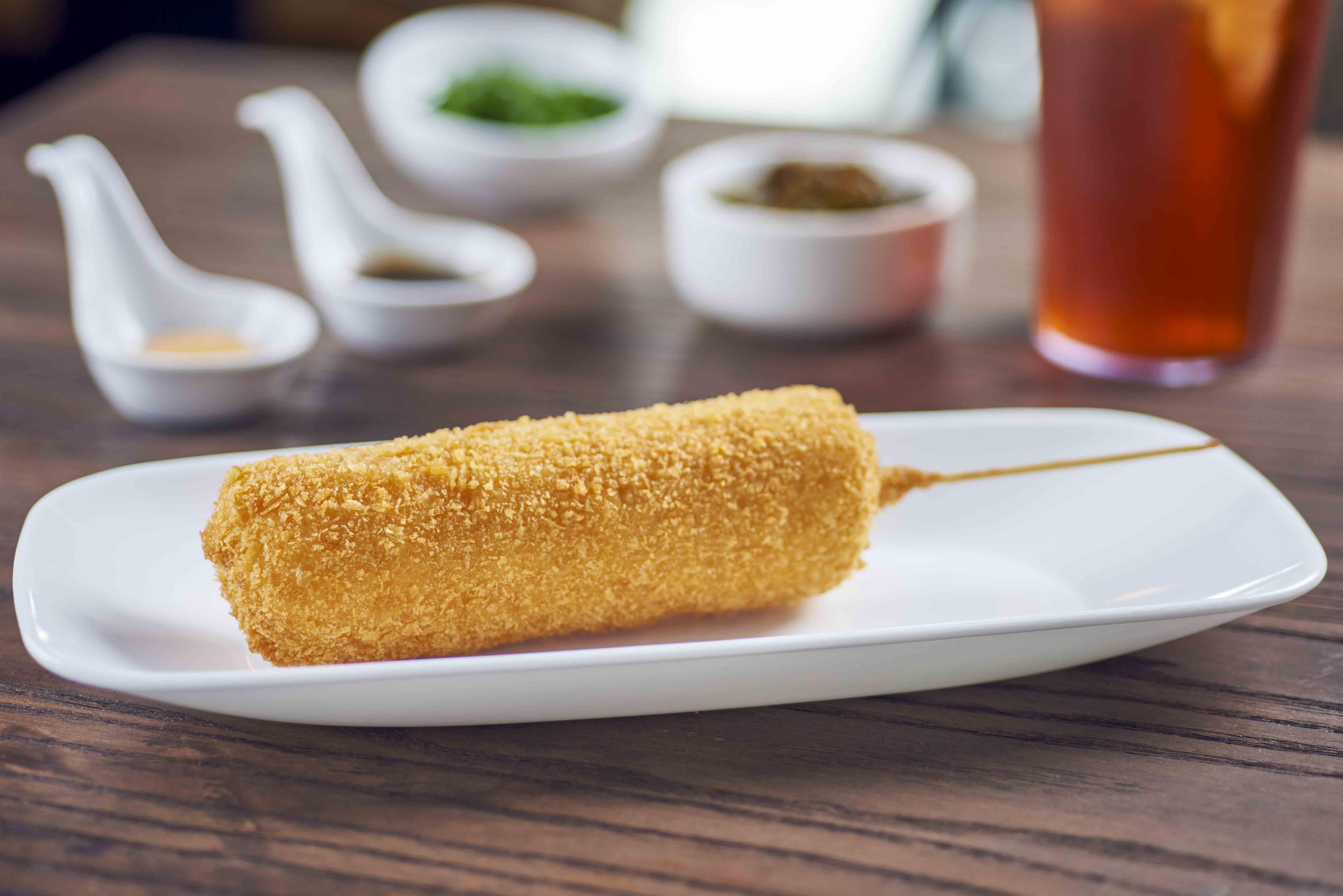 Kushiage de Queso