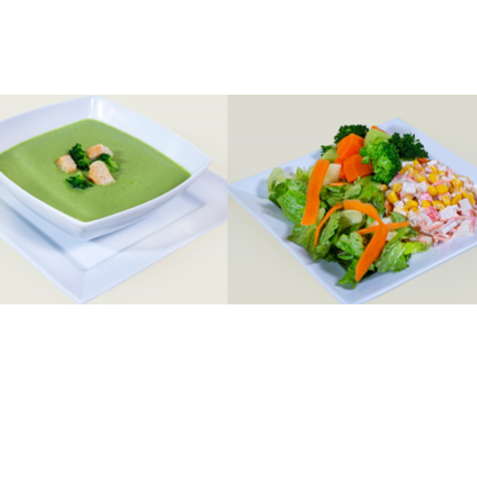 Ensalada y Crema