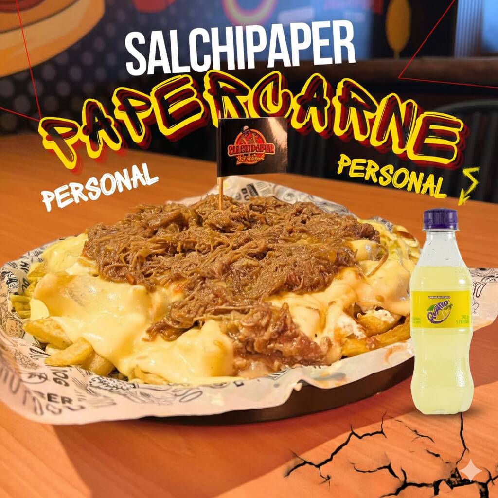 Salchipaper Papercarne Personal en Combo