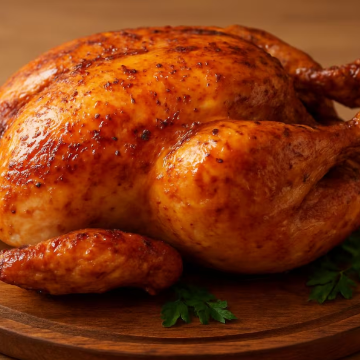 Frango inteiro ,Arroz, Maionese.