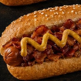Hot Dog's con tocino