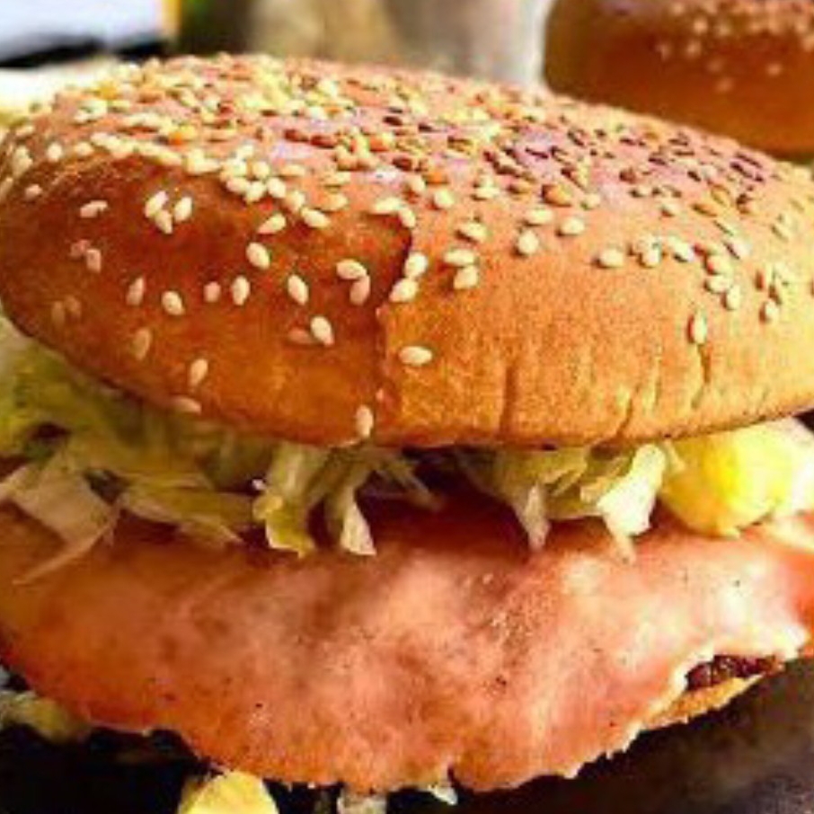 torta de pan bollo de jamon de pavo y queso manche