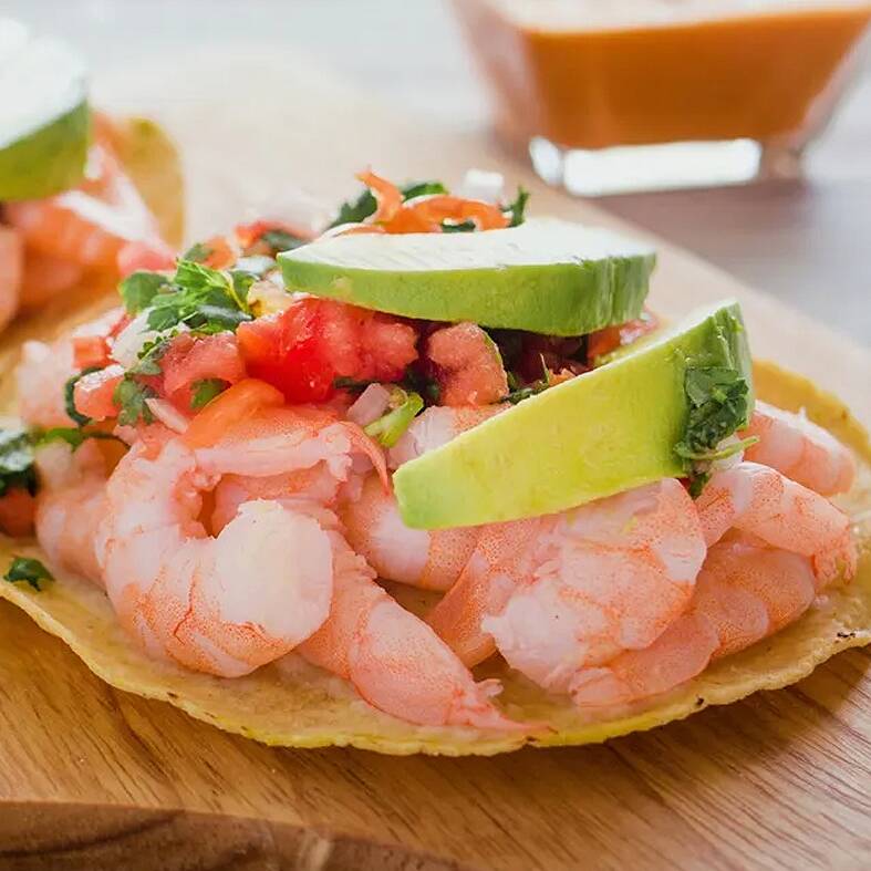 Tostada de Camarón