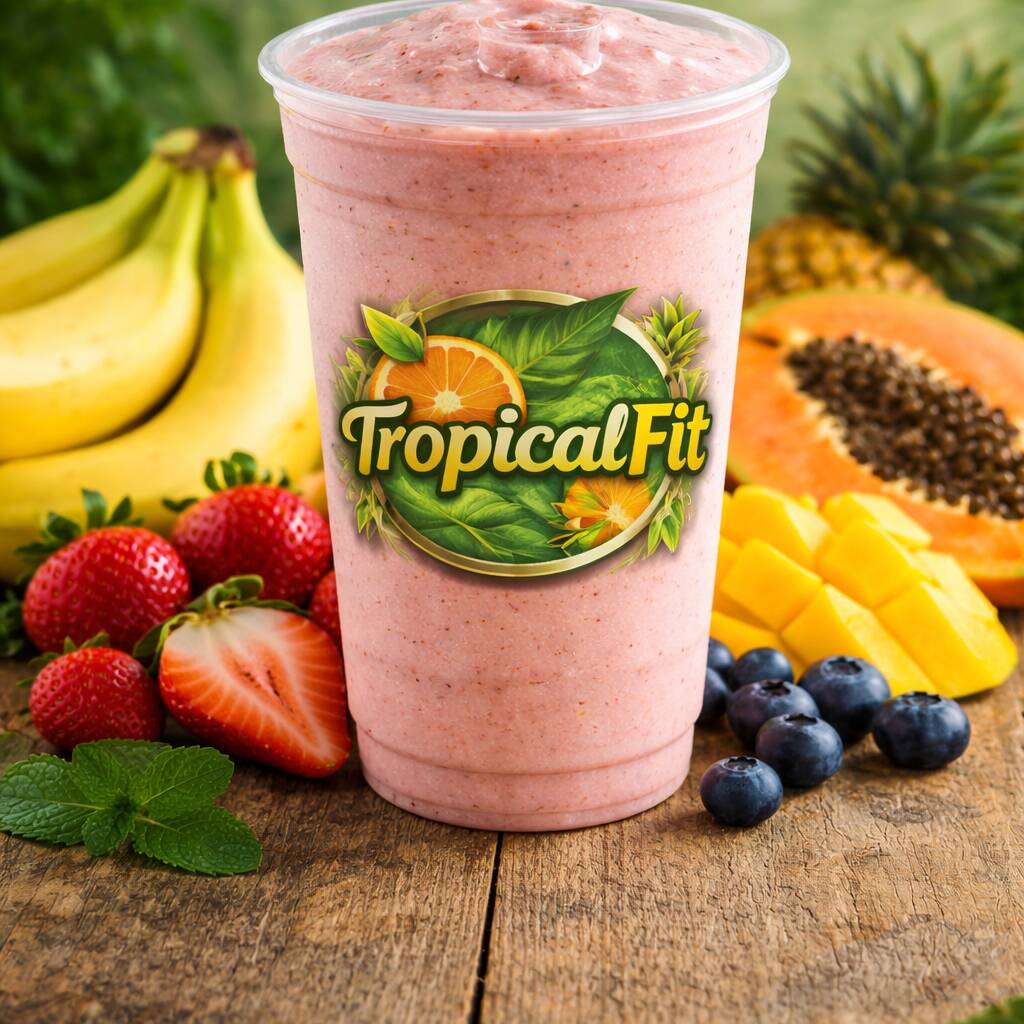 Refrescante e cheia de personalidade! Preparada com abacaxi, banana e maracujá, batidos com leite ou suco de laranja.
🍍 Abacaxi • 🍌 Banana • 💛 Maracujá
☀️ O sabor do verão em qualquer estação.
