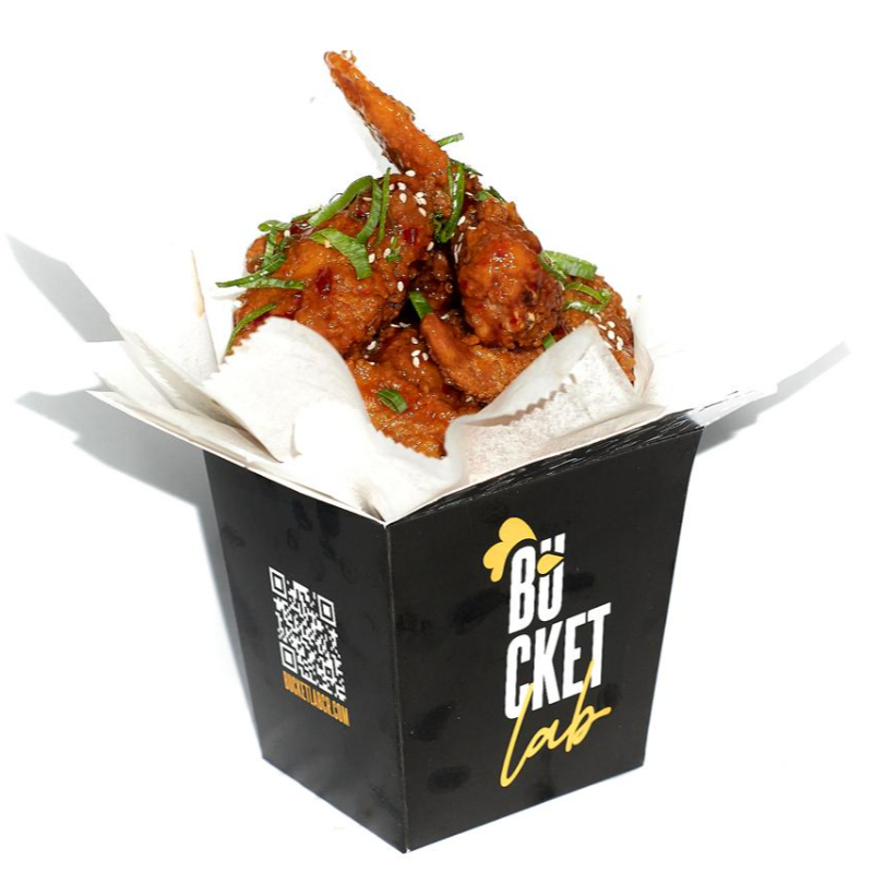 Bucket 6 Wings (Estilo Coreano)