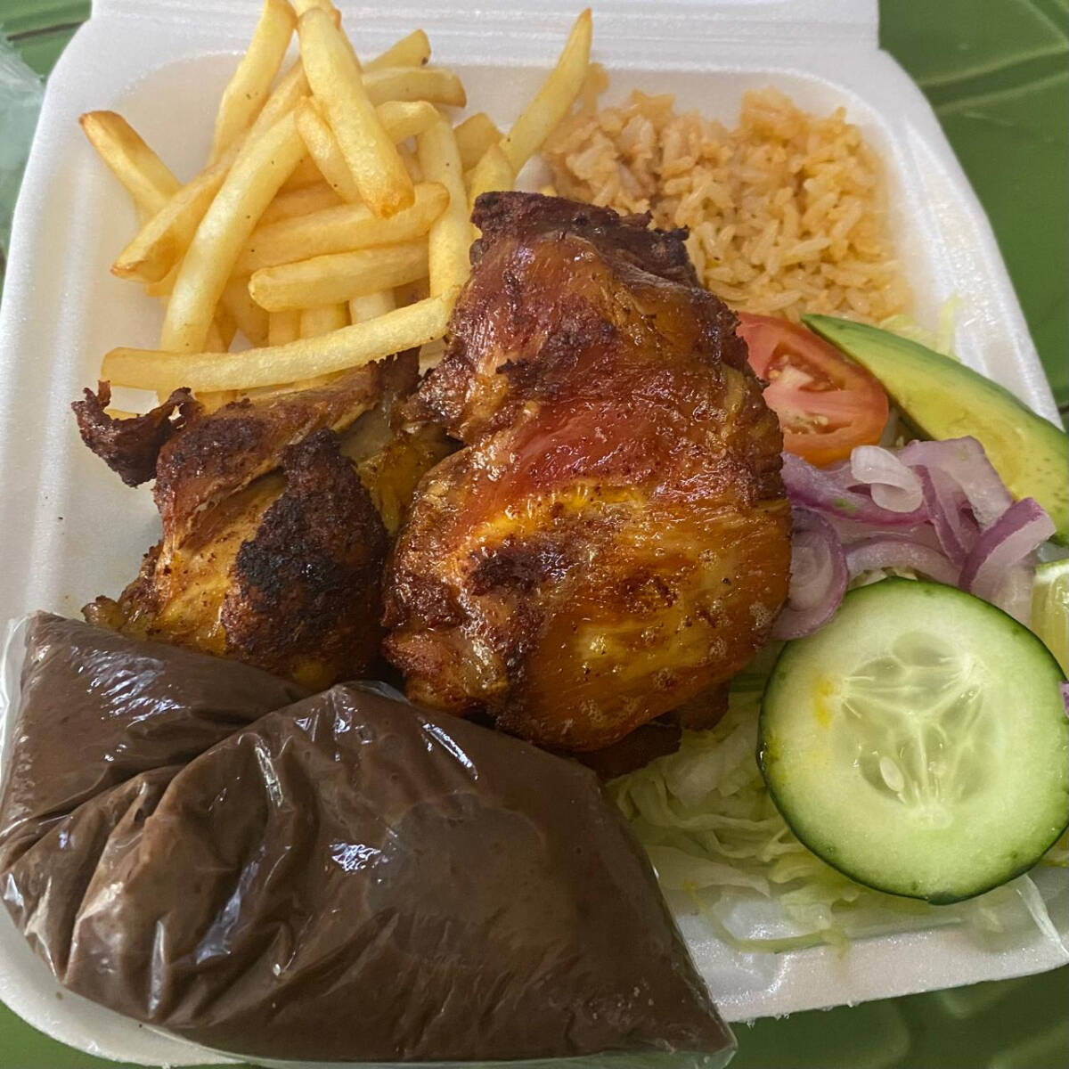 Pollo Frito con Papas