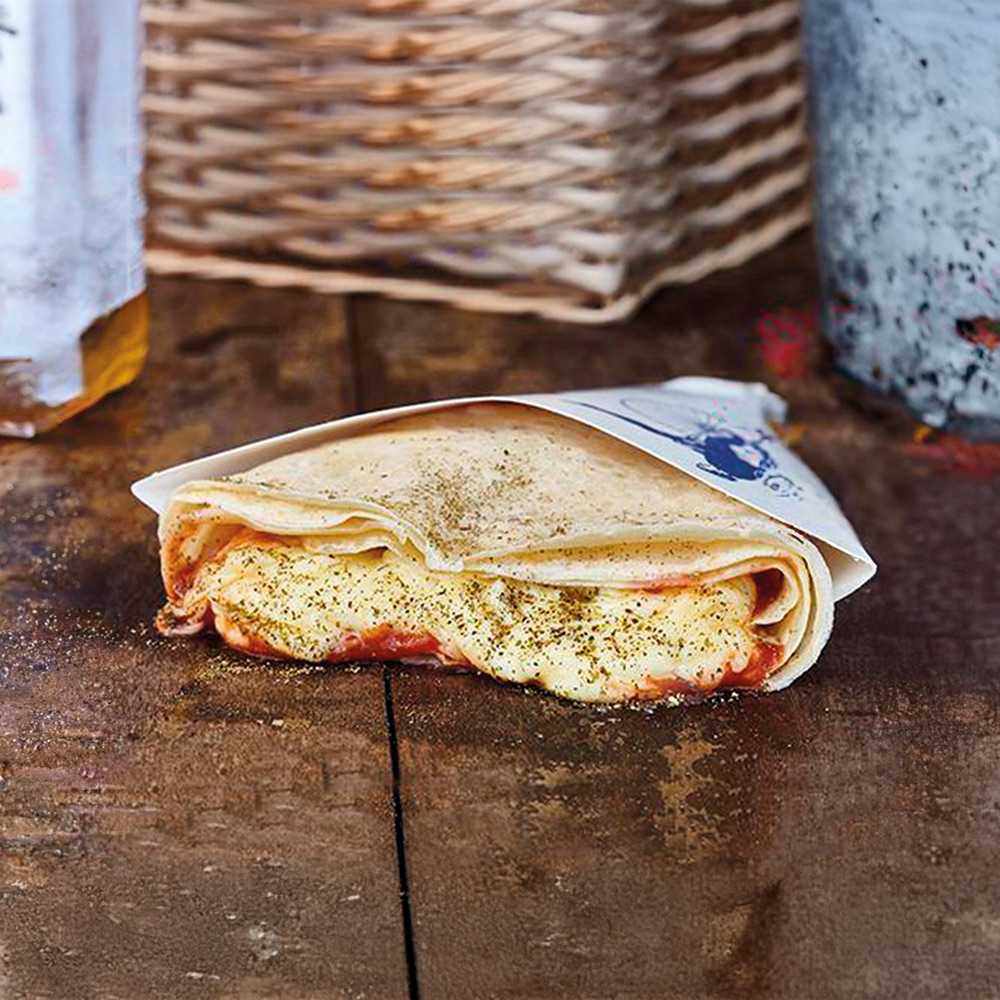 Crepe Queso y Salsa de Tomate