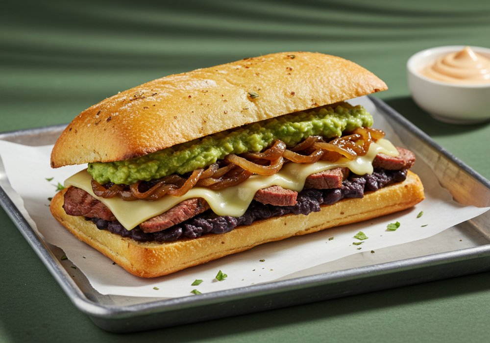 Panini de arrachera