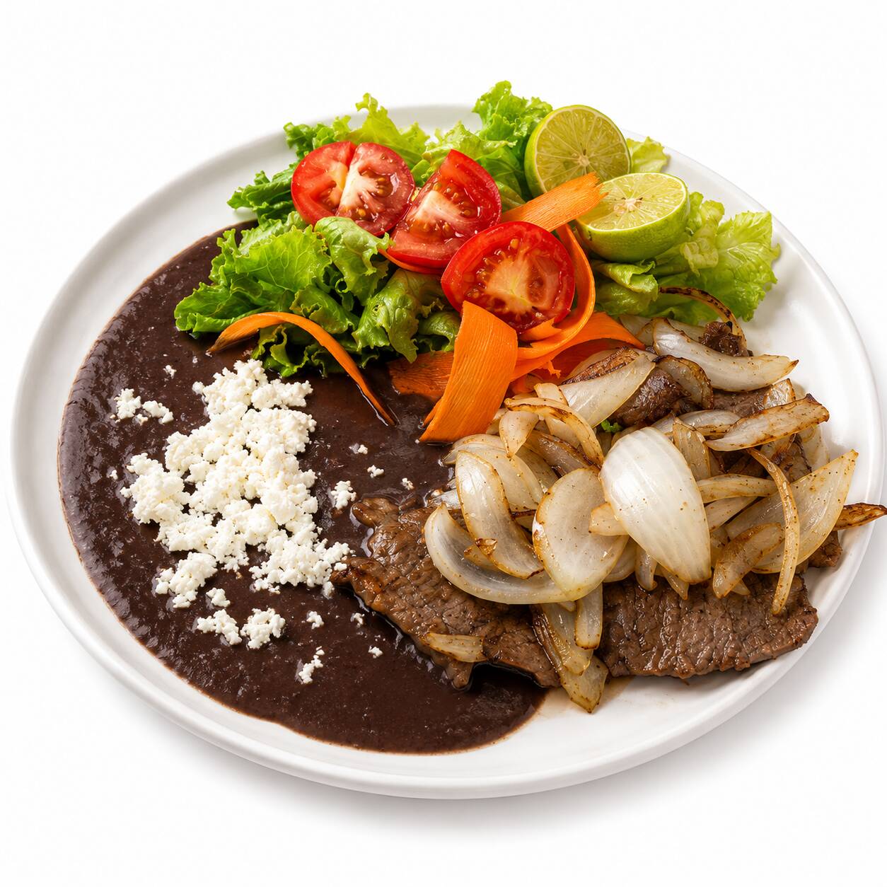 Cecina encebollada